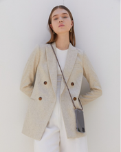 將圖片載入圖庫檢視器 ARNO 可拆式 編繩背帶透明手機殼_黃金藍