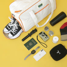 將圖片載入圖庫檢視器 D.LAB Boston 白色多功能行李袋