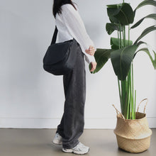 將圖片載入圖庫檢視器 D.LAB Leo 黑色郵差包