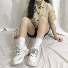 將圖片載入圖庫檢視器 23.65 V2 白色老爹鞋 (金希澈同款)