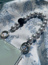 將圖片載入圖庫檢視器 ARNO Beads系列 珠鍊防撞手機殼_黑珠點綴珍珠