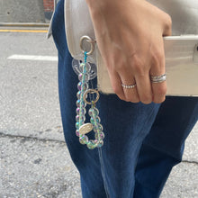 將圖片載入圖庫檢視器 ARNO Beads 可拆式 珠鍊防撞手機殼_微笑霓虹彩虹(橘色)