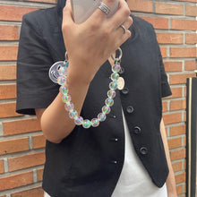 將圖片載入圖庫檢視器 ARNO Beads 可拆式 珠鍊防撞手機殼_微笑霓虹彩虹(橘色)