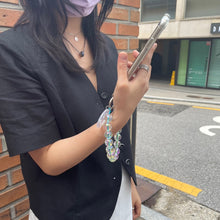 將圖片載入圖庫檢視器 ARNO Beads 可拆式 珠鍊防撞手機殼_微笑霓虹彩虹(橘色)