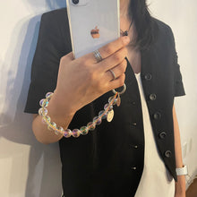 將圖片載入圖庫檢視器 ARNO Beads 可拆式 珠鍊防撞手機殼_微笑霓虹彩虹(橘色)