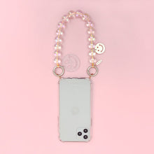 將圖片載入圖庫檢視器 ARNO Beads 可拆式 珠鍊防撞手機殼_微笑霓虹彩虹(橘色)