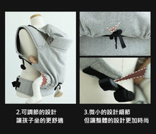 將圖片載入圖庫檢視器 DMANGD 透氣嬰兒背帶_千鳥格紋