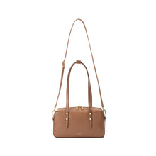 將圖片載入圖庫檢視器 LOEKA Cube 焦糖色兩用長方形肩背包