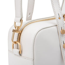 將圖片載入圖庫檢視器 LOEKA Cube 白色兩用長方形肩背包