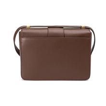 將圖片載入圖庫檢視器 LOEKA Objet M 優雅牛皮深棕色方形包