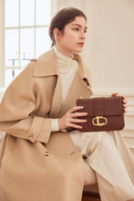 將圖片載入圖庫檢視器 LOEKA Objet M 優雅牛皮深棕色方形包