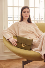 將圖片載入圖庫檢視器 LOEKA Objet M 優雅牛皮橄欖綠方形包
