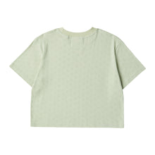 將圖片載入圖庫檢視器 BEYOND CLOSET New Boy 特殊花紋薄荷綠短版T恤
