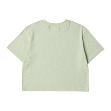 將圖片載入圖庫檢視器 BEYOND CLOSET New Boy 特殊花紋薄荷綠短版T恤
