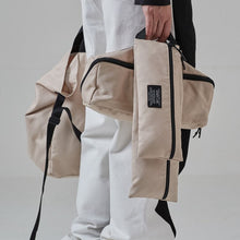 將圖片載入圖庫檢視器 OVER LAB Another Mountain 淡棕色環保收納包_S