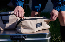 將圖片載入圖庫檢視器 OVER LAB Another Mountain 淡棕色環保多功能收納包_S