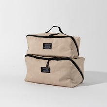 將圖片載入圖庫檢視器 OVER LAB Another Mountain 淡棕色環保多功能收納包_S