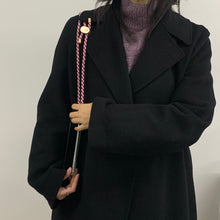 將圖片載入圖庫檢視器 ARNO 可拆式 編繩背帶透明手機殼_玫瑰紫