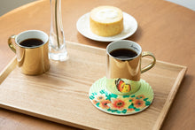 將圖片載入圖庫檢視器 LUYCHO On Flowers系列 鏡面倒影杯組_紅黃蝴蝶 (350ml)