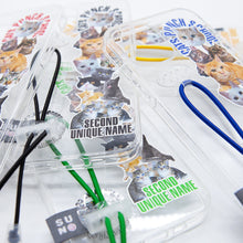 將圖片載入圖庫檢視器 SECOND UNIQUE NAME 貓貓綠色彈力指套手機殼