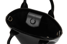 將圖片載入圖庫檢視器 LOEKA Marqueta S 優雅黑色牛皮水桶小包
