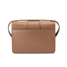 將圖片載入圖庫檢視器 LOEKA Objet S 優雅牛皮焦糖棕方形小包