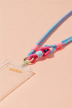 將圖片載入圖庫檢視器 MCRN 手機夾片+編繩長背帶天藍混色 組合