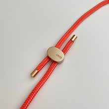 將圖片載入圖庫檢視器 ARNO 可拆式 編繩背帶透明手機殼_甜橙橘