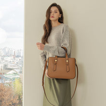 將圖片載入圖庫檢視器 LOEKA Doto 咖啡色手提托特包