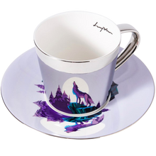 將圖片載入圖庫檢視器 LUYCHO 鏡面倒影杯組_灰狼 (330ml)