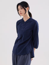 將圖片載入圖庫檢視器 DOLSILNAI 唐衣設計七分袖上衣 (2色)
