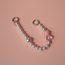 將圖片載入圖庫檢視器 ARNO Beads 可拆式 珠鍊防撞手機殼_Rosy Quartz