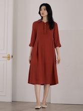 將圖片載入圖庫檢視器 DOLSILNAI 領口刺繡連身洋裝 (2色)