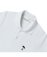 將圖片載入圖庫檢視器 BEYOND CLOSET 經典刺繡白色純棉短袖POLO衫