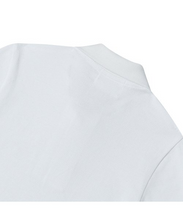 將圖片載入圖庫檢視器 BEYOND CLOSET 經典刺繡白色純棉短袖POLO衫