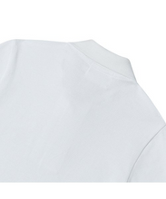 將圖片載入圖庫檢視器 BEYOND CLOSET 經典刺繡白色純棉短版POLO衫
