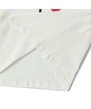 將圖片載入圖庫檢視器 BEYOND CLOSET New Boy 特殊花紋白色短版T恤
