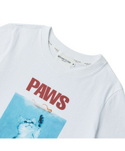 將圖片載入圖庫檢視器 BEYOND CLOSET Paws 伸出貓爪白色短版T恤
