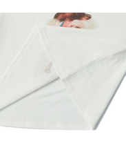 將圖片載入圖庫檢視器 BEYOND CLOSET 搖滾狗狗印花白色短版T恤