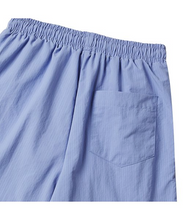 將圖片載入圖庫檢視器 BEYOND CLOSET 經典刺繡淡紫色尼龍短褲