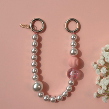 將圖片載入圖庫檢視器 ARNO Beads 可拆式 珠鍊防撞手機殼_Rosy Quartz