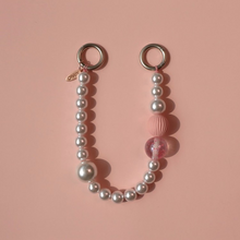 將圖片載入圖庫檢視器 ARNO Beads 可拆式 珠鍊防撞手機殼_Rosy Quartz