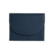 將圖片載入圖庫檢視器 D.LAB Nini 深藍色微笑真皮卡夾零錢包