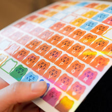 將圖片載入圖庫檢視器 MUZIK TIGER ABC123可拆卸老虎貼紙