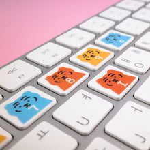 將圖片載入圖庫檢視器 MUZIK TIGER ABC123可拆卸老虎貼紙