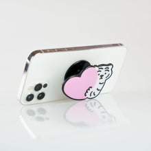 將圖片載入圖庫檢視器 MUZIK TIGER 手機氣囊支架_愛心白虎