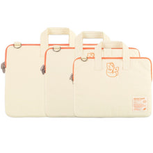 將圖片載入圖庫檢視器 MUZIK TIGER 尼龍米白色手提筆電/平板包