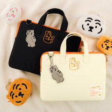 將圖片載入圖庫檢視器 MUZIK TIGER 尼龍米白色手提筆電/平板包