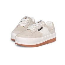 將圖片載入圖庫檢視器 POSE GANCH Mummum C.V 灰色厚底麵包帆布鞋