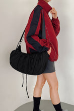 將圖片載入圖庫檢視器 MARHEN.J Plie Large 黑色蝴蝶結皺褶面 Hobo Bag